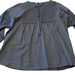 Zara Trafaluc Peasant Boho Tunic Oversized Blouse S EUC